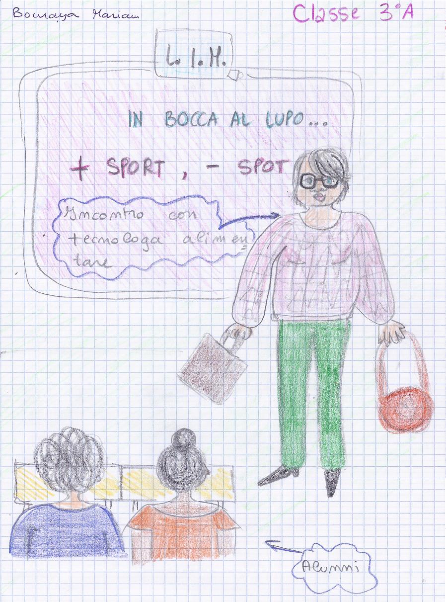 Disegno: l'esperta di nutrizione